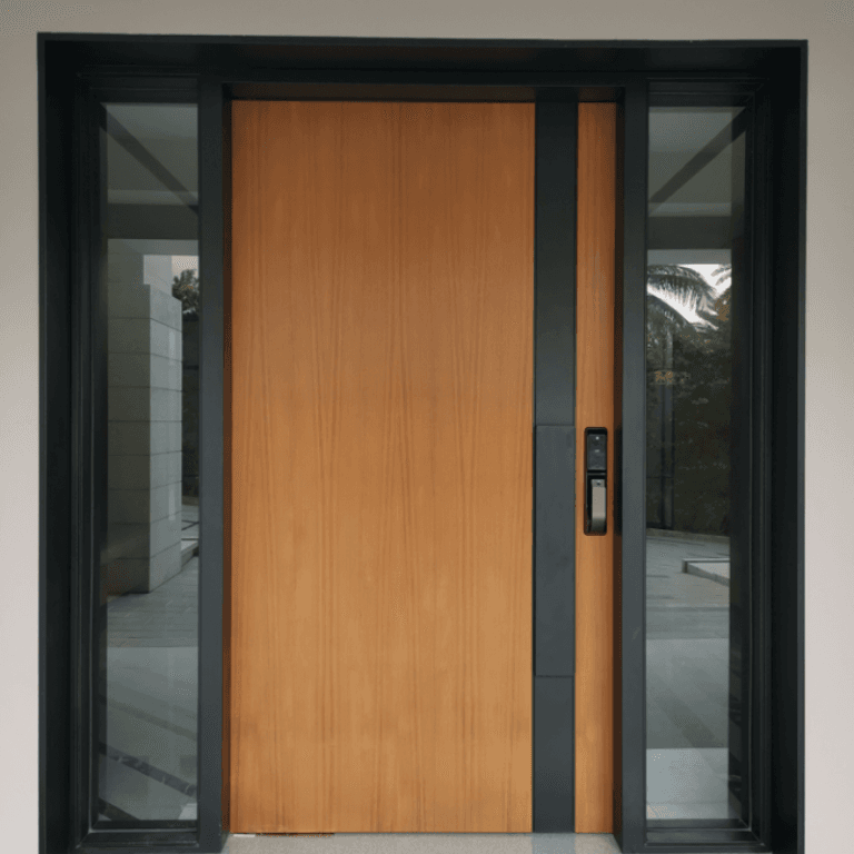 designer timber doors